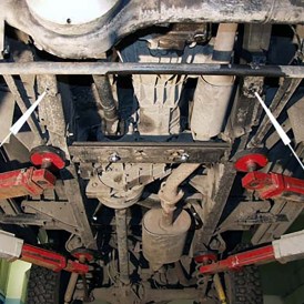 Unterfahrschutz Getriebe und Verteilergetriebe 2.5mm Stahl Land Rover Defender 110 2.jpg